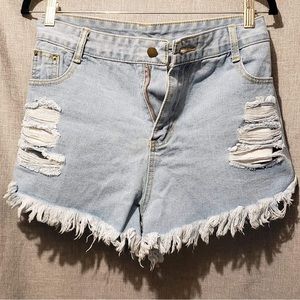 Distressed, Cut Off Shorts